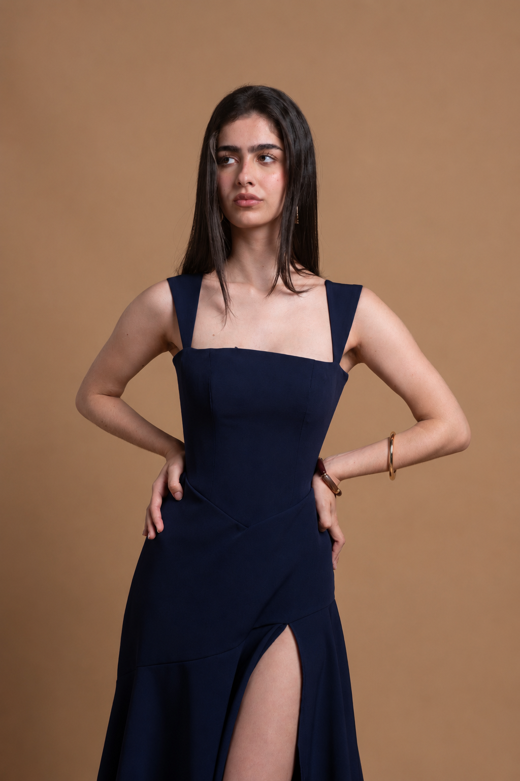 Vestido Bordeaux Vino – Largo de Gala